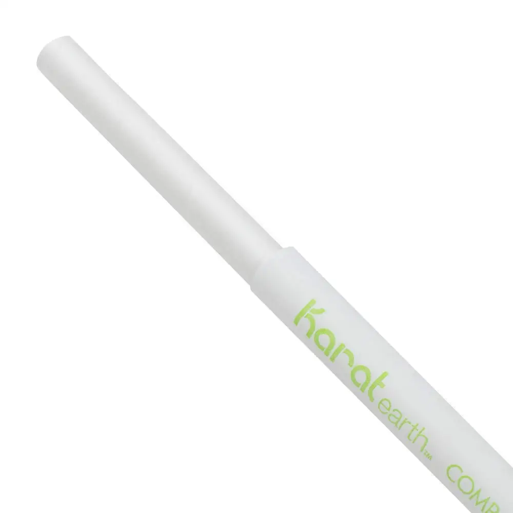 

KE-C9330W 7.75" Paper Wrapped Giant Paper Straw (7mm) - White (2,000 ct)