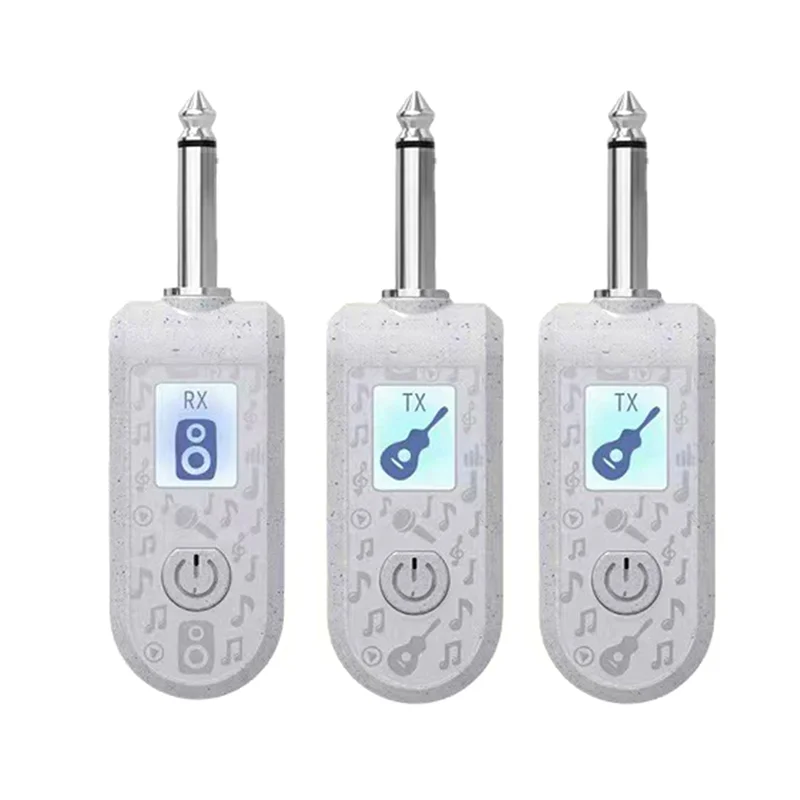 【Must-Haves】2.4G Wireless Instrument Pickup Guitar Transmitter Receiver Plug Play For 6.35Mm Audio Interface Electric Instrument