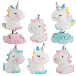 Cartoon Unicorn Cake Decor Unicorn 1 2 3 Unicorn Cake Topper Happy Birthday Party Decor Kids Girls Favor Table Decor Baby Shower