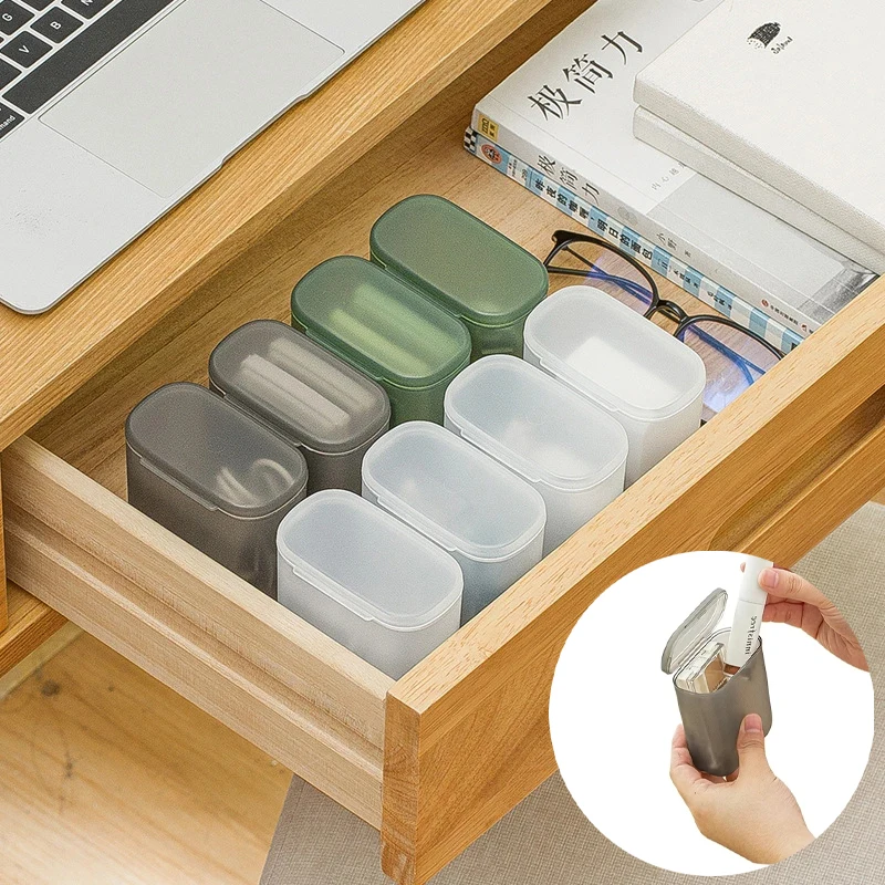 Data Cable Storage Box Headphone Charger Organizer Container Case Electronic Accessories For Desk Drawer Cord Storage Organizer