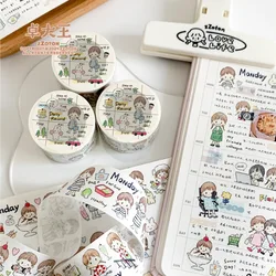 1pcs/1lot Decorative Adhesive tapes Cute Split masking tapes Junk Journal Scrapbooking stikcers DIY Paper