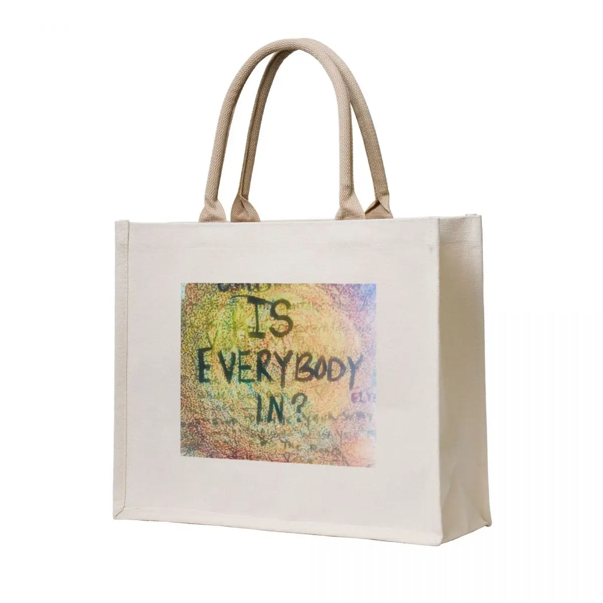 

Jim Morrison Is Everybody In, Alta Cienega Motel Room #32 Graffiti Tote Bag custom fabric bag bags for women