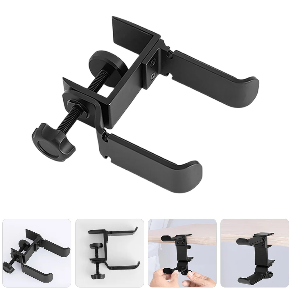 

Adjustable Headphone Stand Clamp on Table Holder Rack for Desks Bookshelves Stylish Storage Solution Gaming Setup