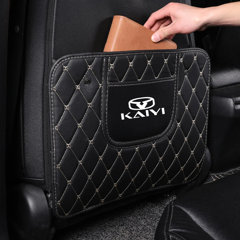 2Pcs Car Seat Anti Kick Pad Seat Back Protector Mat Auto Interior Accessories For KAIYI E5 X3 X3Pro X7 2021 2022 2023 2024 2025