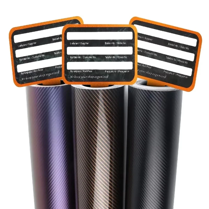 DCHOA Wipeable Film Roll Labeling Cards for Car Vinyl Storage Aluminum Core Media Sign Cards Vinyl Wrapping Sign Making Tool