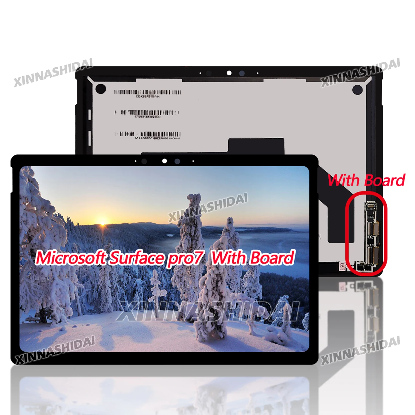 

Протестировано для Microsoft Surface Pro 7 с платой ЖК-дисплея, дигитайзером сенсорного экрана в сборе для Surface Pro 7, замена