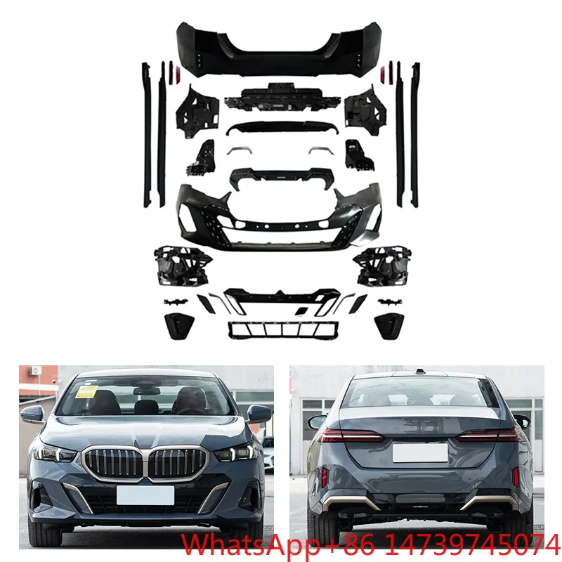 2024 5 Series G60 G68 LCI M-TECH Style Body Kit Front Rear Bumper Exterior Surround Upgrade PartsCar Parts Body Kit