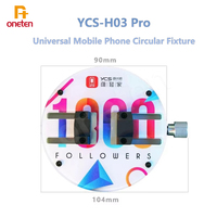 YCS H03 Pro Universal Mobile Phone PCB Circular Fixture Motherboard Soldering BGA CPU IC Chip Mini Glue Tin Removal Repair Clamp