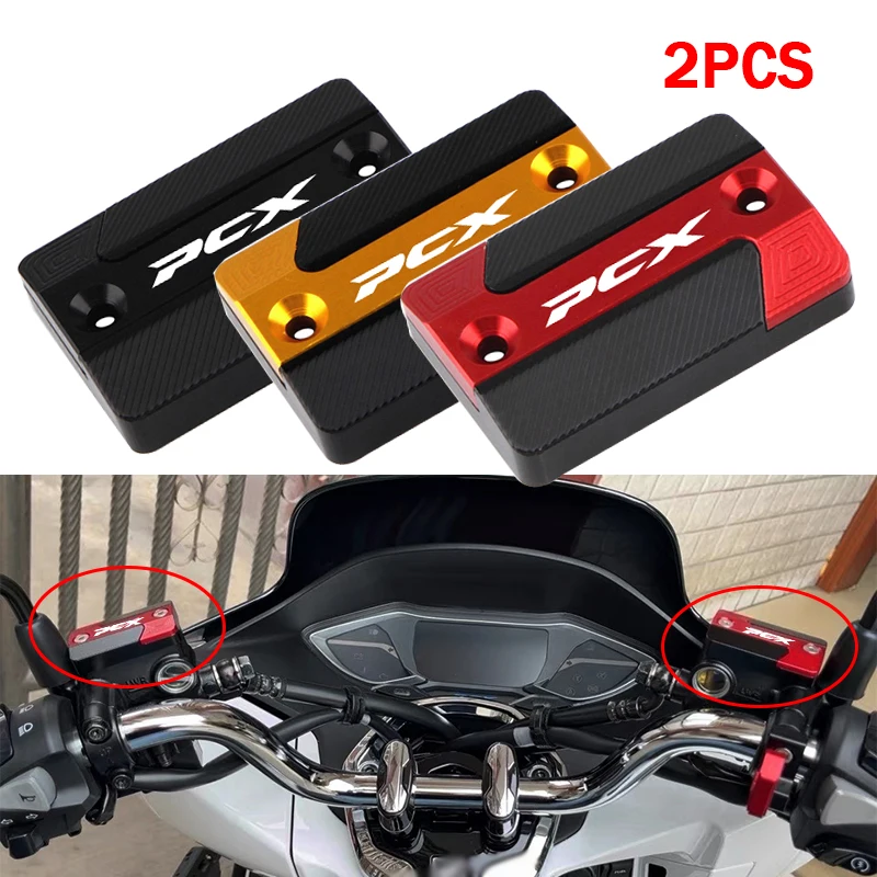 PCX Motocykl CNC Przedni zbiornik płynu hamulcowego Pokrywa zbiornika oleju Korek do HONDA PCX 160 150 125 pcx160 PCX150 PCX125 Akcesoria