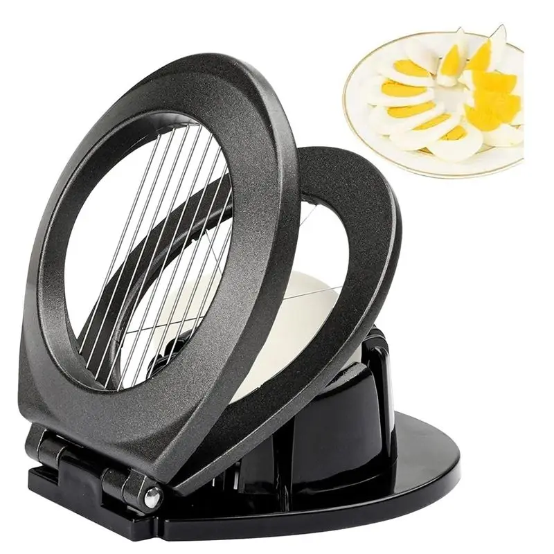 A98E-Egg Slicer For Hard Boiled Eggs Stainless Steel Wire Multipurpose Egg Slicer For Hard Boiled Eggs