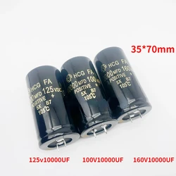 1PCS HCG FA original imported Hitachi 100v10000uf 125v 160v 10000uf power amplifier audio 35 * 70 filter electrolytic capacitor