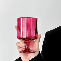 Vintage Creative Goblet, Ins Style, Middle Ancient Glass, European Dessert, Cocktail Cup, Modern, Simple, Household Water Cup