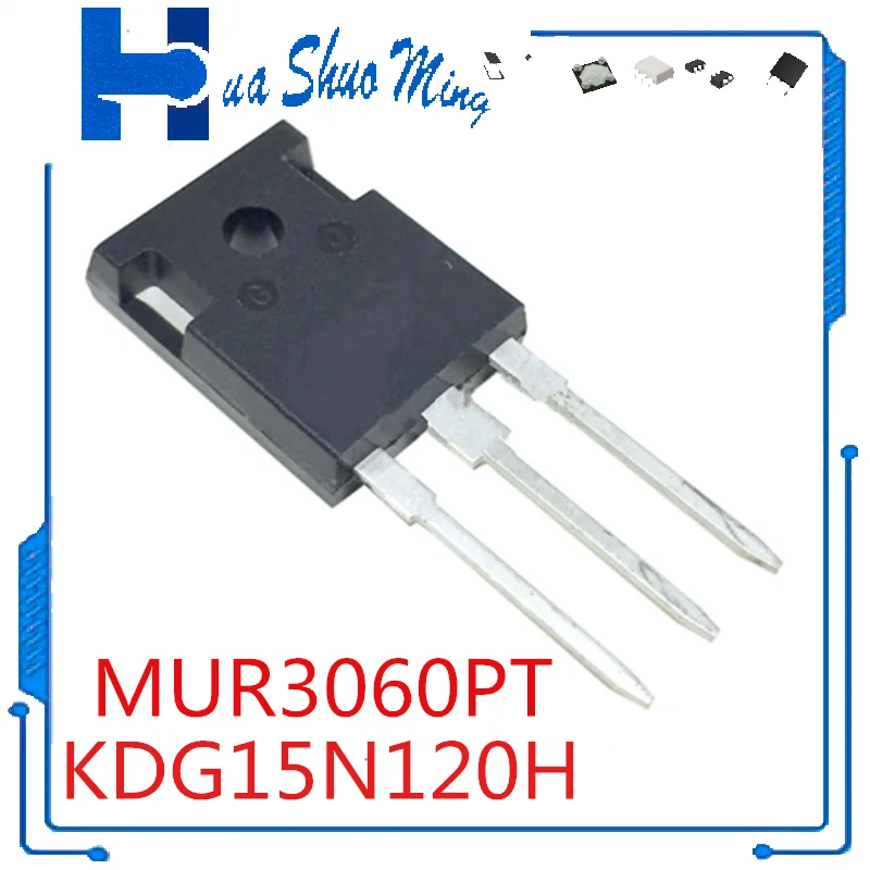 10Pcs/Lot KDG15N120H  MUR3060PT TO-247