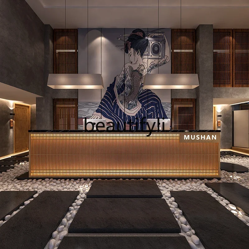 Japanese checkout page Modern bar Beauty salon Restaurant Hotel reception Chinese reception9344