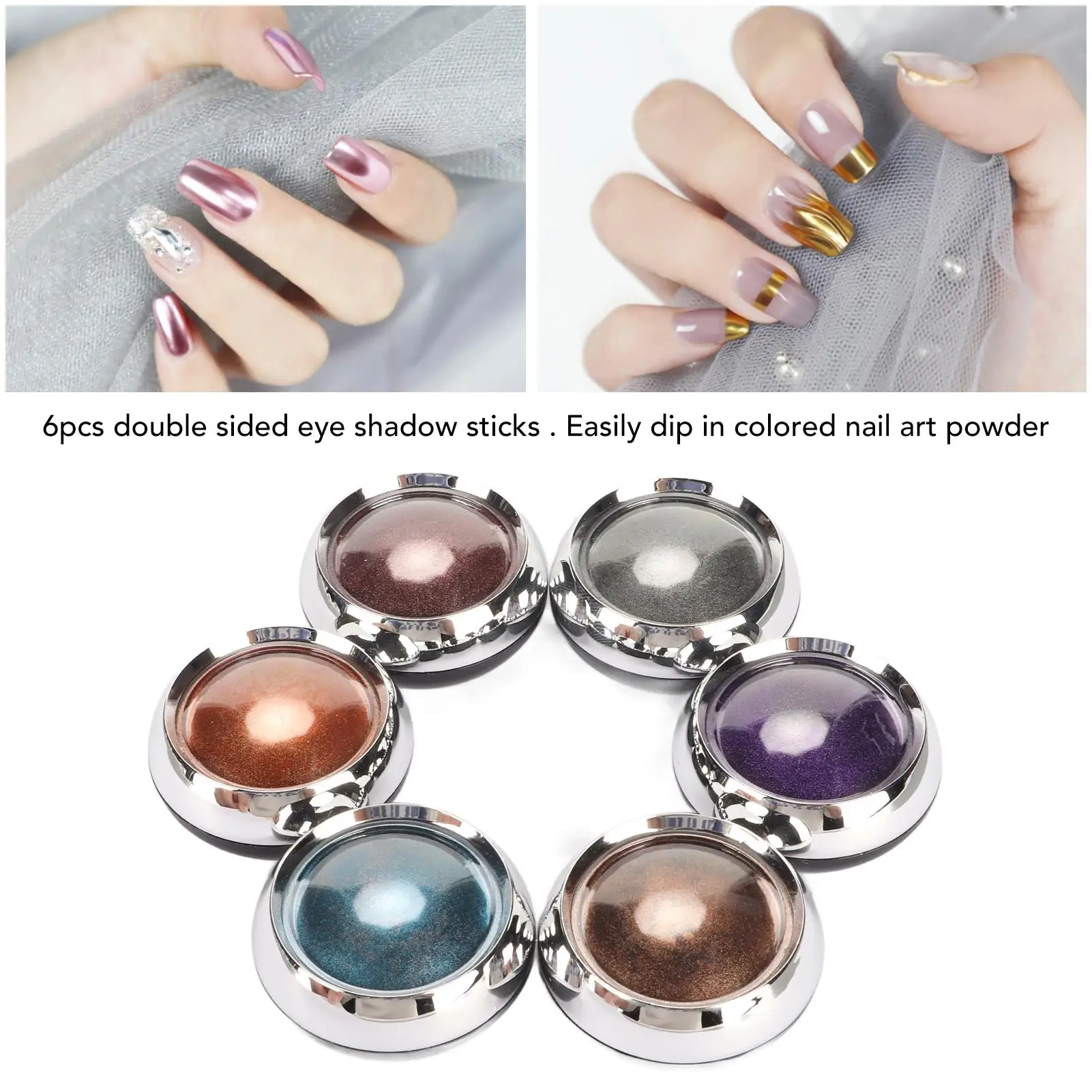 Mirror Powder for Gel Nails - Shiny Manicure Ornament