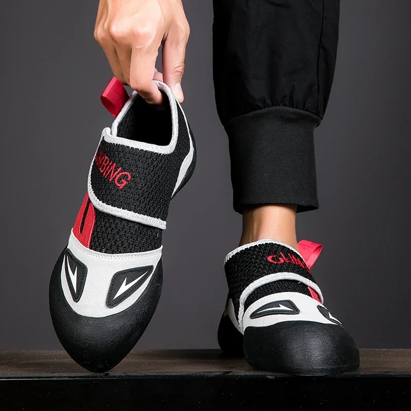 

Quality Professional Climbing Bouldering Training Shoes Children Adult Protective Toe Anti-slip Kids Bouldering Climbing Sneaker