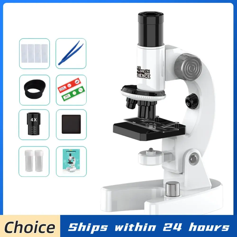 

Биологический микроскоп 200X-4800X для взрослых и студентов, монокулярный микроскоп со светодиодной подсветкой для школьной лаборатории и домашнего обучения