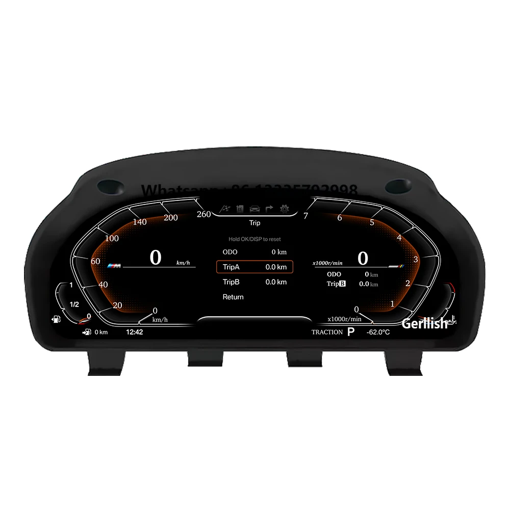 

Car LCD Digital Dashboard Panel Instrument Cluster Speedometer Virtual Cockpit for BMW' X1 X2 F48 F49 F39 2016-2022