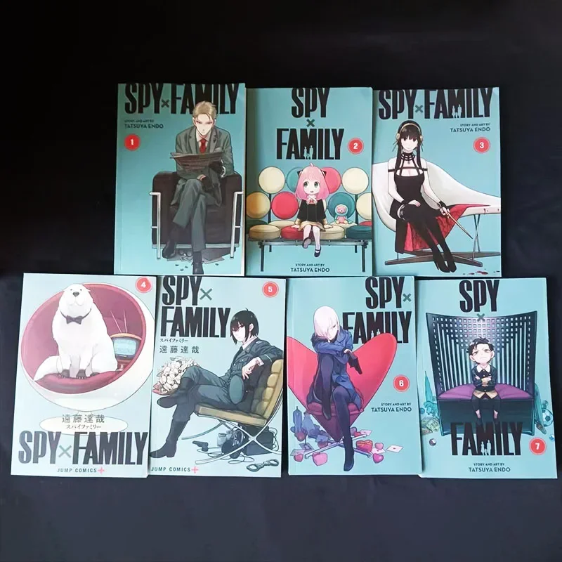 English Version Japanese Anime SPY×FAMILY Official Comic Book Volume (Spy Play House) Espionage, Action, Family, Comedy Book