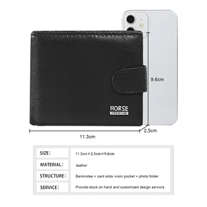 İmparatorluk At cüzdan hakiki deri erkek 023A 8 en çok satılan, bizim nesil atımız-8 numara