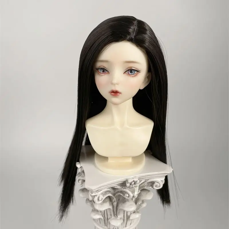 

BJD doll wig suitable for 1/3 size bjd girl wig wig partial light and thin 1/3 wig doll accessories (six colors)