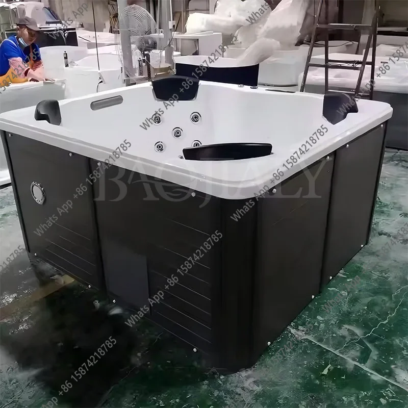 ES Smart pool acrylic bathtub constant temperature heating massage multi-person surfing bath SPA hot spring SPA bubble large cap