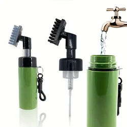 New 1pc Golf Club Cleaner Groove Tube Brush with Leakproof Reservoir Squeeze Bottle for Easy Cleaning