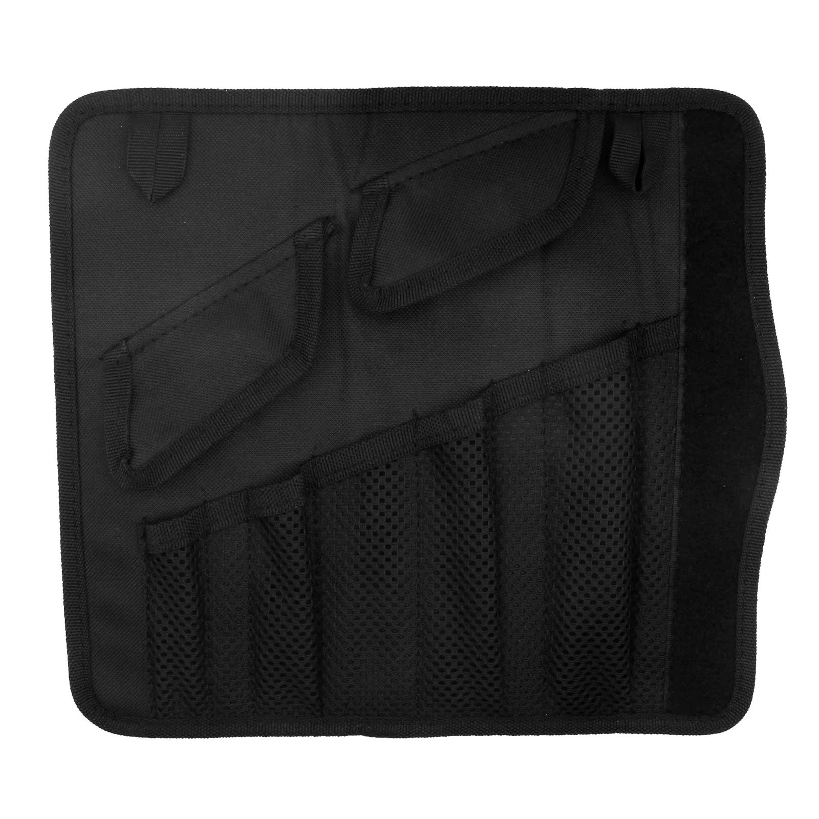 Roll Up Tool Pouch Bag, Canvas Tool Storage Organizer Bag for 4Pcs Crab Claw Adjustable Wrench Set, Portable Roll Tool Bag