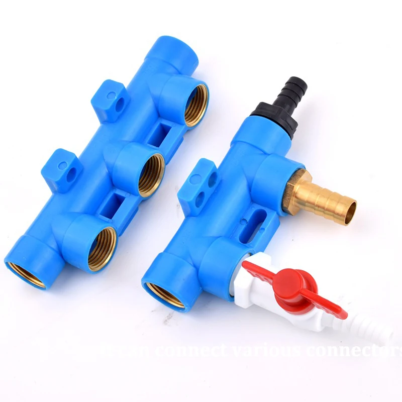 1/2" Female Thread Splitter Water Pipe Distributor 4/5/6Way Splitter, Water Tank Drain Switch Automotive Sprinkler Accessories - Image 2