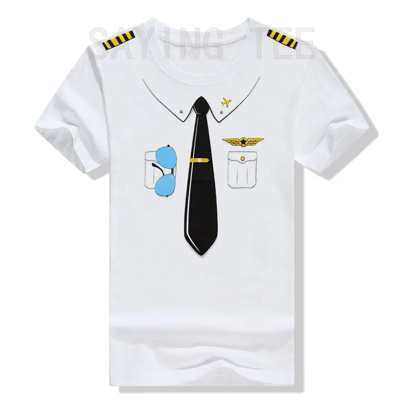 Y2k Flugzeugliebhaber Die Pilotenuniform Grafik-Bekleidung für Männer und Jungen, Personalisiertes Flugzeugpiloten-T-Shirt aus weicher Baumwolle mit kurzen Ärmeln – Detail 8