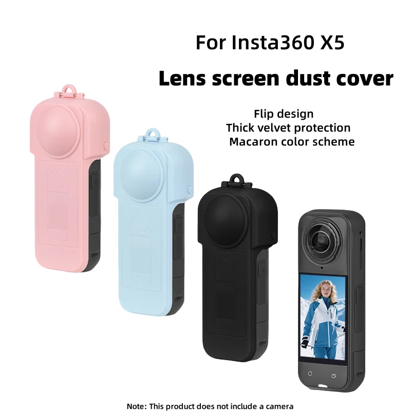 

Flymile Lens Cap for Insta360 X5 Panoramic Camera Protective Cover Scratch-resistant Anti-Drop Accessories