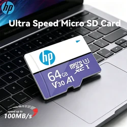 HP U3 MicroSD Card 64GB 128GB 256GB – Class10 TF Flash Card for Smartphone Tablet Camera – 4K Ready
