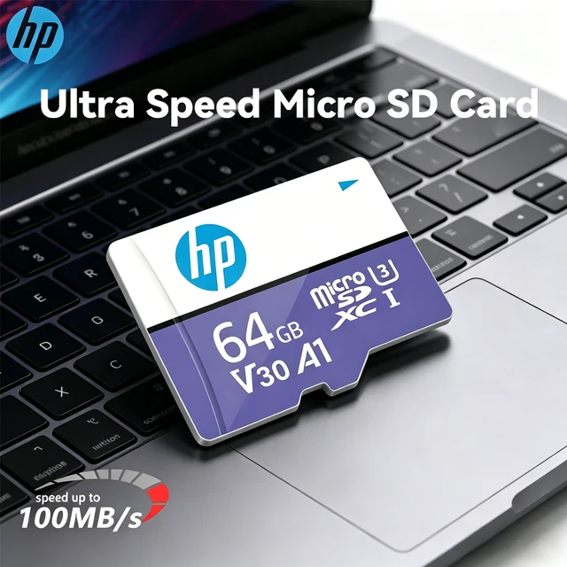 Karta MicroSD HP U3 64GB 128GB 256GB – Karta Flash TF Klasy 10 do Smartfona, Tabletu, Aparatu – Obsługa 4K