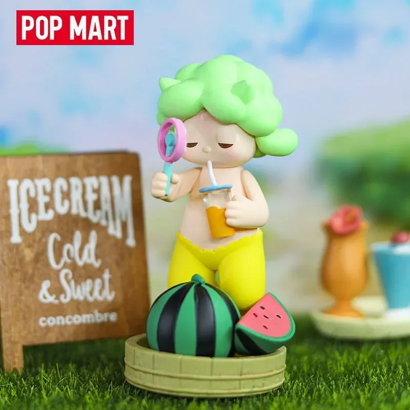 Pop Mart Satyr Rory Summer Fun Series Blind Box Guess Bag Mystery Box Speelgoedpop Leuke Anime Figuur Desktop Ornamenten Collectie