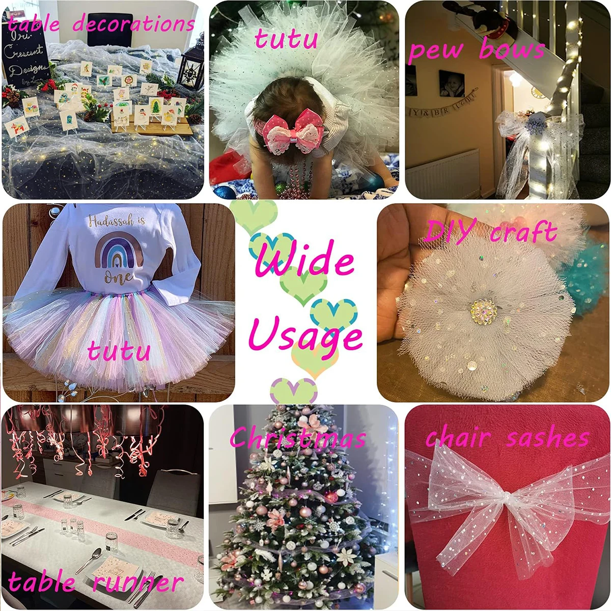 15x10 ياردة بريق تول النسيج لفة الترتر تألق الشريط DIY توتو تنورة شجرة عيد الميلاد الزفاف حفلة عيد ميلاد هدية الديكور