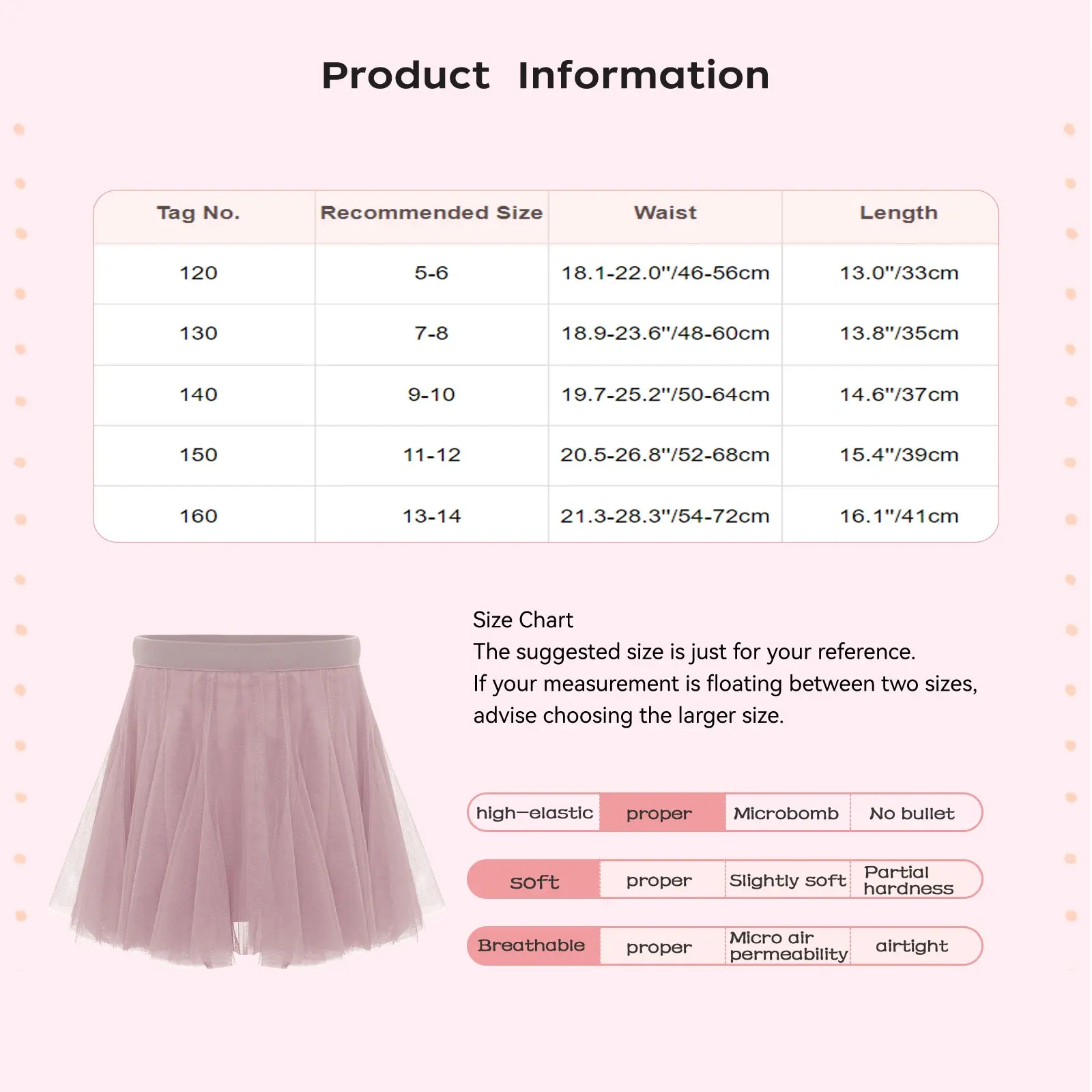 Children Girls Ballet Modern Lyrical Dance Costume High Waist Mesh Tulle Ballerina Leotard Skirt for Figure Skating Gymnastics