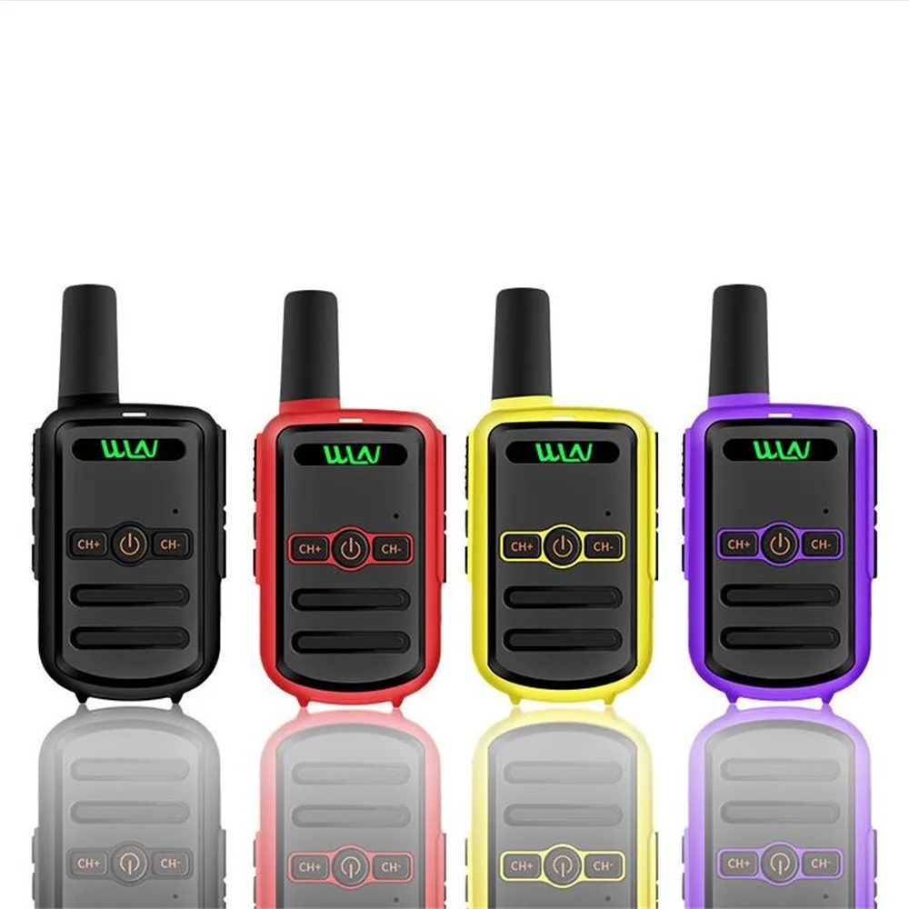 WLN KD-C51 Mini przenośna ręczna bezprzewodowy wysokiej mocy Walkie Talkie zawód odbiornik nadajnik FM dwukierunkowy Adapter radiowy