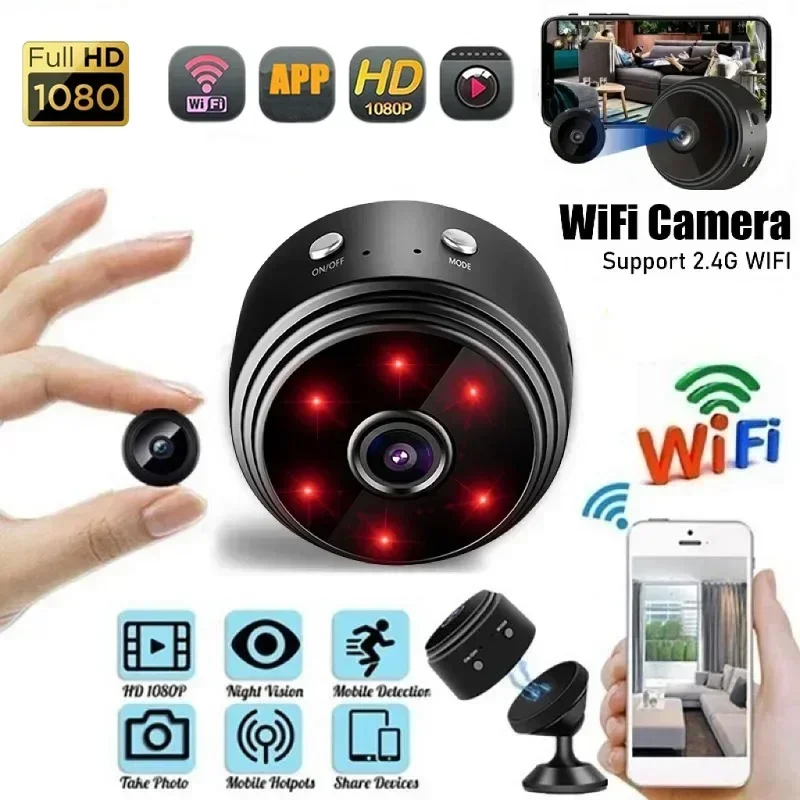 A9 Mini 1080P HD Wifi Camera Wireless Safety Micro Monitor Camcorders Indoor Night Version Video Intelligent Home Camera