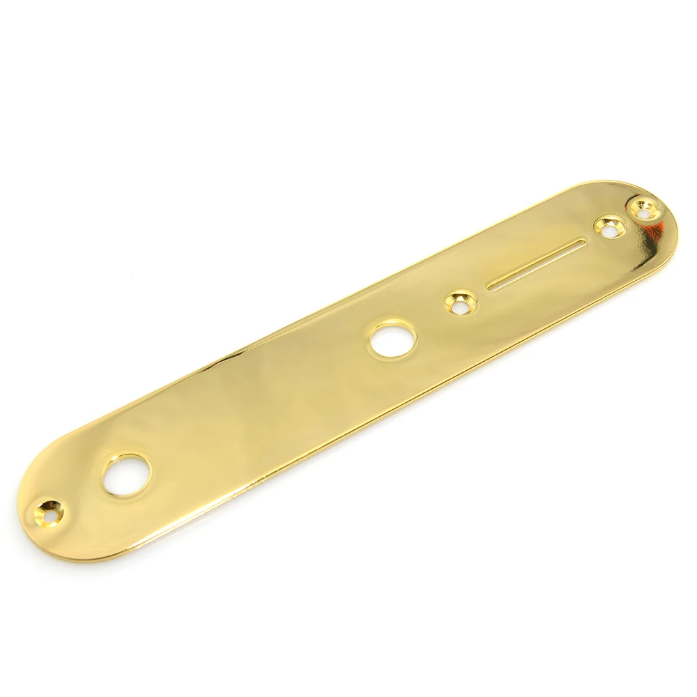 Miwayer Guitar Electronics Control Plate Kit | Aluminum Alloy (16x3.2cm) 5 Colors Silver/Gold/Black for Telecaster Fender TL