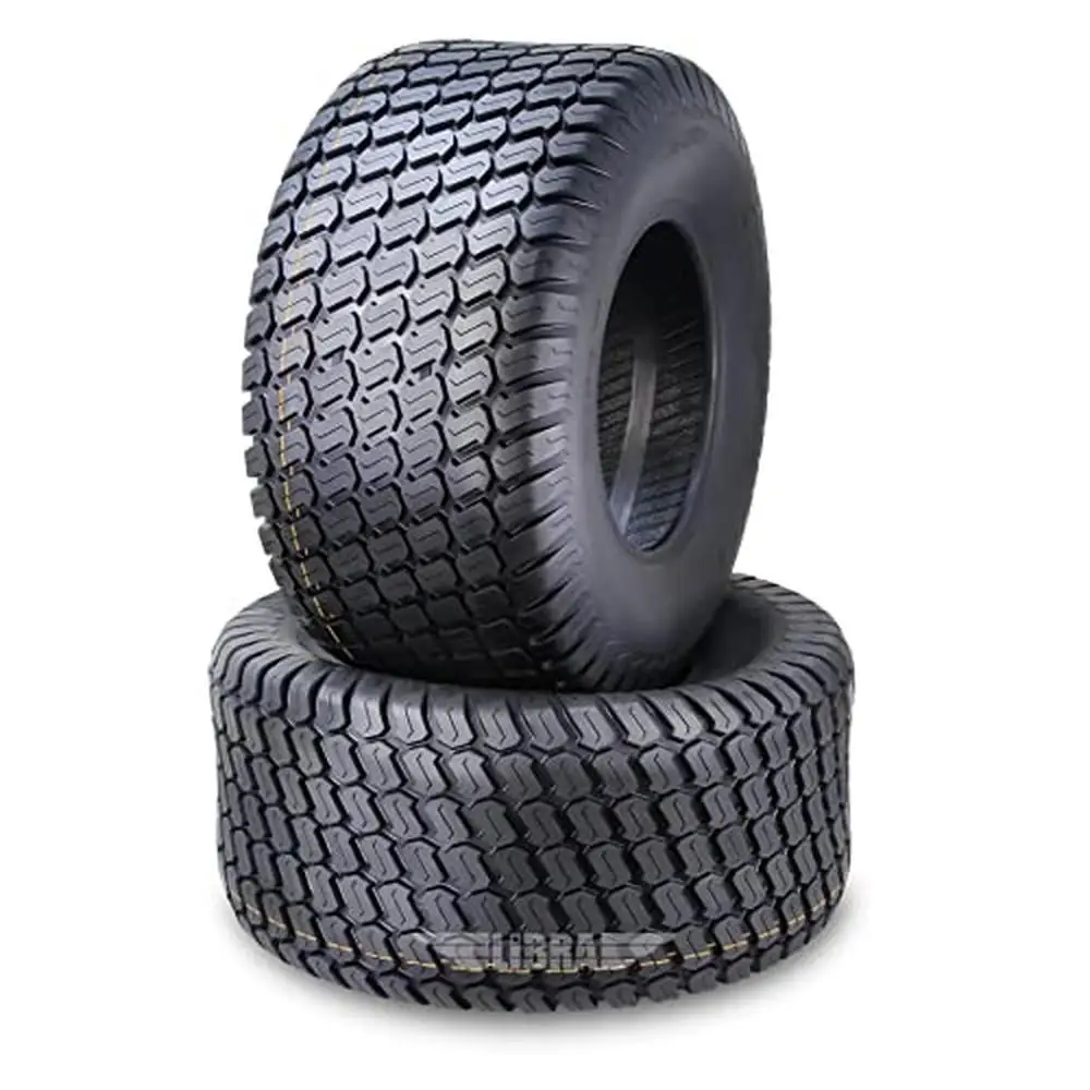 

Lawn Mower Tractor Cart Turf Tires 26x10.5-12 Heavy Duty 4 Ply Set 2-13055 Multipurpose Design Max Traction 1825lbs Max Load