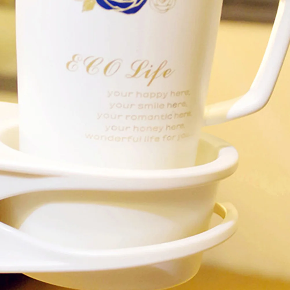 

ABS Plastic Water Bottle Clip Tableside Mug Holder Clamp Space-Saving Storage Gadget for Drink Mobile Cosmetics