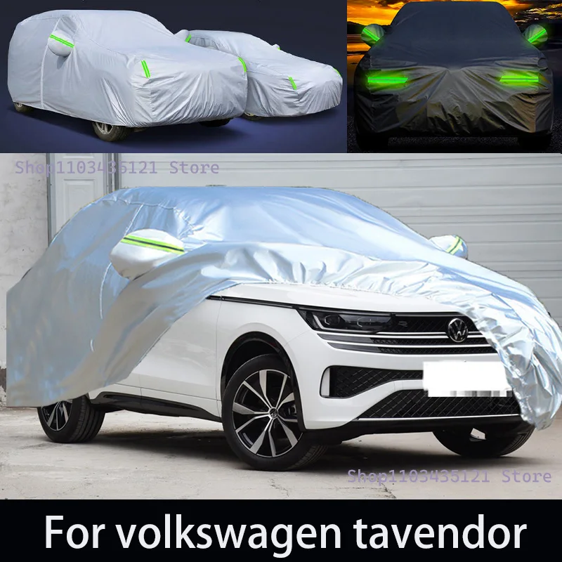 

For volkswagen tavendor Outdoor Protection Full Car Covers Snow Cover Sunshade Waterproof Dustproof Exterior Car accessories