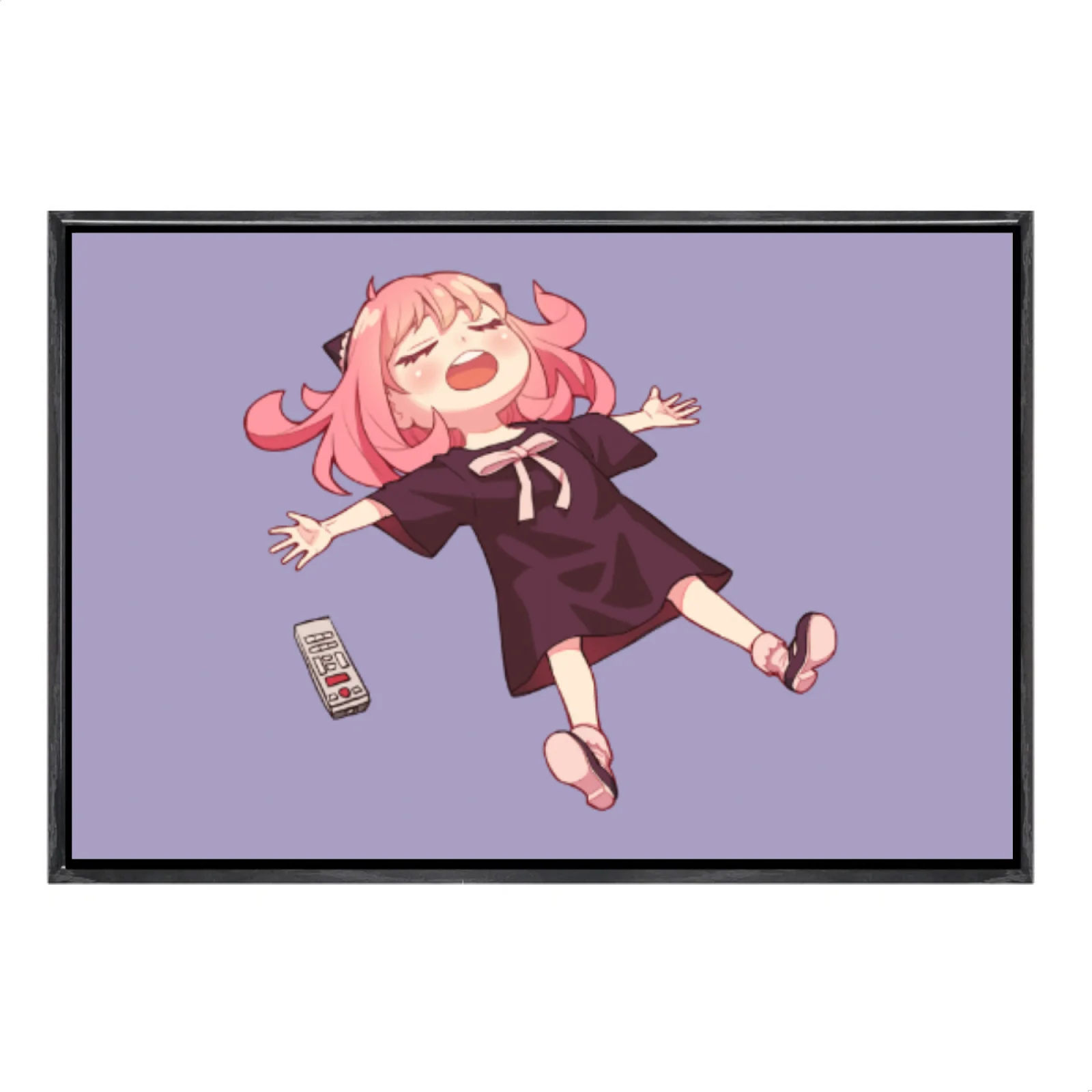 

Japanese Manga Multi-Size Canvas Poster Double Framed Wall Art,Spyxfamily Home Decor for Living Room Bedroom