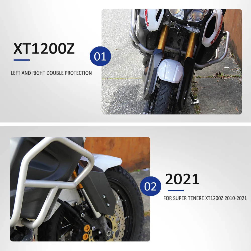 Motorrad zubehör für Yamaha Super Tenere xt1200z/es xtz 1200 xt Vorderrad gabel schutz Schutz Abenteuer 2010-2021