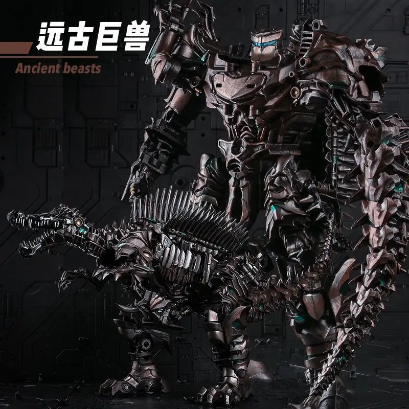 

ZS01 Patron Saint Of Zeus Transformation Action Figur 37cm Scorn Dinobots Ancient Behemoth Dinosaur Anime Figure Model Toy