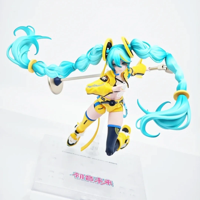 Blokees blocos de construção hatsune miku milagre edição emenda flor cerejeira modelo móvel ornamentos brinquedo coleção presente