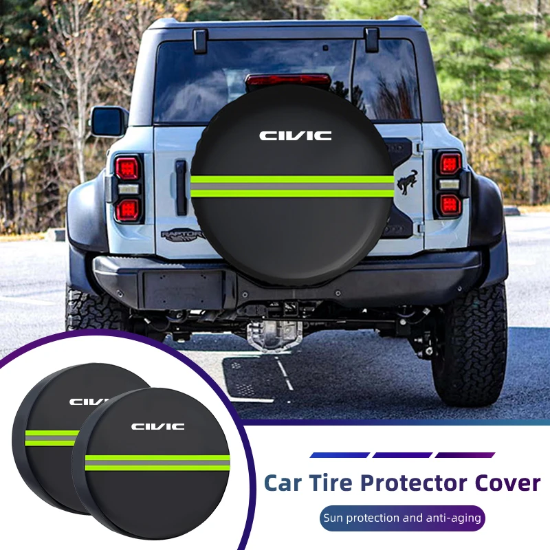 4PCS Taffeta Car Tire Covers Waterproof Dustproof Storage Bags Set For Honda Civic Accord CRV Fit Jazz Transalp CBR cb500x