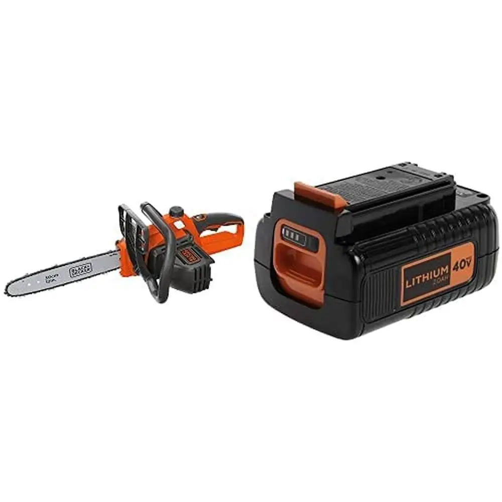 40V MAX Cordless Chainsaw with Extra 2.0-Ah Battery Premium 12