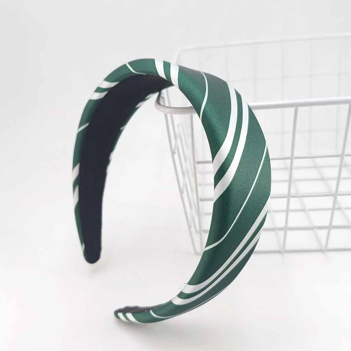1/4 PCS Magic College Wizard Slytherin Kostüm Cosplay Stil Vintage Haarband Gestreift Mädchen Seide Stirnband Zubehör – Detail 10