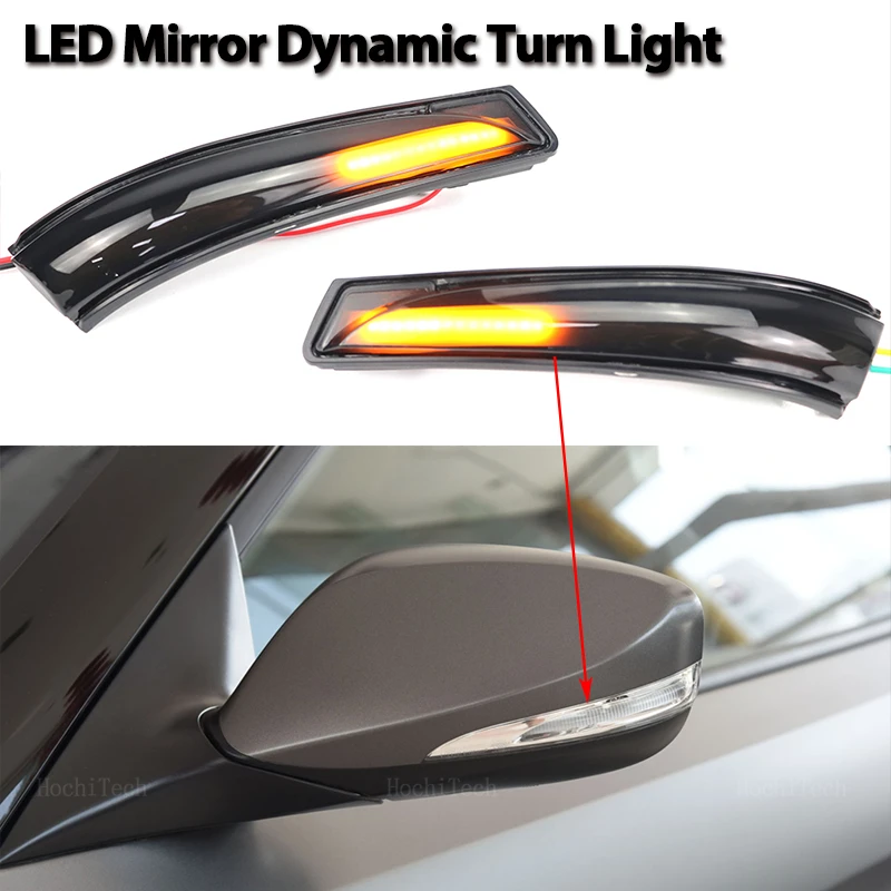 

2x Dynamic Side Mirror Blinker Light LED Turn Signal Lamps For Hyundai Elantra Avante MK5 MD UD 11-15, i30 GD Veloster 11-15